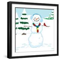 Snowman Mix-Up - Turtle-Dawn Au-Framed Premium Giclee Print