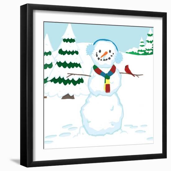 Snowman Mix-Up - Turtle-Dawn Au-Framed Premium Giclee Print