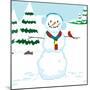 Snowman Mix-Up - Turtle-Dawn Au-Mounted Premium Giclee Print