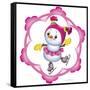 Snowman on the Skates-Olga And Alexey Drozdov-Framed Stretched Canvas