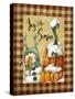 Snowman Pumpkins-Margaret Wilson-Stretched Canvas