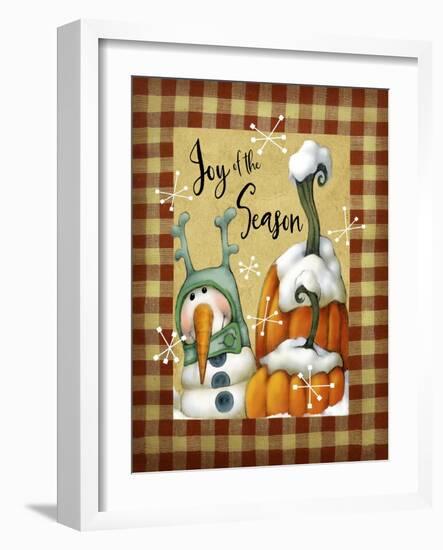 Snowman Pumpkins-Margaret Wilson-Framed Giclee Print