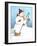 Snowman Red Hat-Melinda Hipsher-Framed Giclee Print