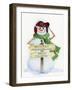 Snowman Saying III-Kathleen Parr McKenna-Framed Art Print