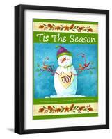 Snowman Season of Joy-Melinda Hipsher-Framed Giclee Print