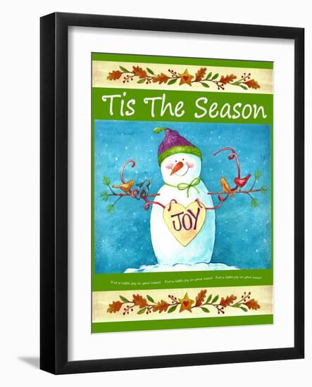 Snowman Season of Joy-Melinda Hipsher-Framed Giclee Print