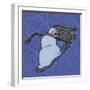 Snowman Snowboarder 2-Denny Driver-Framed Giclee Print