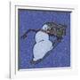 Snowman Snowboarder 2-Denny Driver-Framed Giclee Print