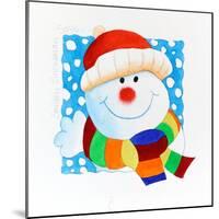 Snowman Square-Tony Todd-Mounted Giclee Print