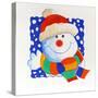 Snowman Square-Tony Todd-Stretched Canvas