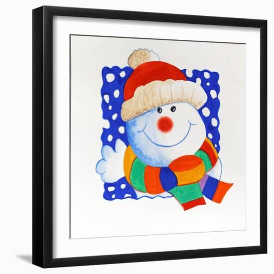 Snowman Square-Tony Todd-Framed Giclee Print