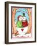 Snowman Tree Heart Share-Melinda Hipsher-Framed Giclee Print