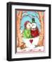 Snowman Tree Heart Share-Melinda Hipsher-Framed Giclee Print