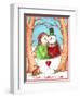 Snowman Tree Heart Share-Melinda Hipsher-Framed Giclee Print