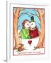 Snowman Tree Heart Share-Melinda Hipsher-Framed Giclee Print