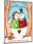 Snowman Tree Heart Share-Melinda Hipsher-Mounted Giclee Print