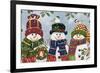 Snowman Trio-William Vanderdasson-Framed Giclee Print