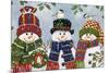 Snowman Trio-William Vanderdasson-Mounted Giclee Print