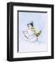 Snowman Two-Peggy Abrams-Framed Art Print