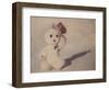 Snowman Walking by Jennifer Kennard-Jennifer Kennard-Framed Photographic Print