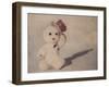 Snowman Walking by Jennifer Kennard-Jennifer Kennard-Framed Photographic Print