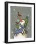 Snowman with Birds-Margaret Wilson-Framed Giclee Print