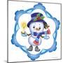 Snowman with Candle-Olga And Alexey Drozdov-Mounted Photographic Print