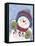 Snowman with Decorations-Beverly Johnston-Framed Stretched Canvas