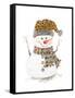 Snowman with Dots-Patricia Pinto-Framed Stretched Canvas