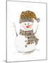 Snowman with Dots-Patricia Pinto-Mounted Art Print