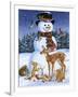 Snowman with Friends-William Vanderdasson-Framed Giclee Print