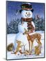 Snowman with Friends-William Vanderdasson-Mounted Giclee Print