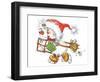 Snowman with Mailchristmas-ZPR Int’L-Framed Giclee Print