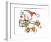 Snowman with Mailchristmas-ZPR Int’L-Framed Giclee Print