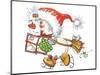Snowman with Mailchristmas-ZPR Int’L-Mounted Giclee Print