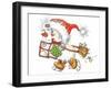 Snowman with Mailchristmas-ZPR Int’L-Framed Giclee Print