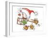 Snowman with Mailchristmas-ZPR Int’L-Framed Giclee Print