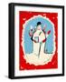 Snowman with Many Arms, 1970s-George Adamson-Framed Giclee Print