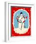 Snowman with Many Arms, 1970s-George Adamson-Framed Giclee Print