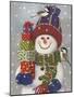 Snowman with Presents-William Vanderdasson-Mounted Giclee Print