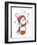 Snowman with Snowchristmas-ZPR Int’L-Framed Giclee Print