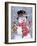 Snowman with Tophat-William Vanderdasson-Framed Giclee Print