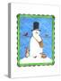 Snowman-Melinda Hipsher-Stretched Canvas