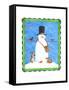 Snowman-Melinda Hipsher-Framed Stretched Canvas