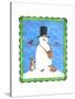 Snowman-Melinda Hipsher-Stretched Canvas