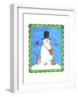 Snowman-Melinda Hipsher-Framed Giclee Print