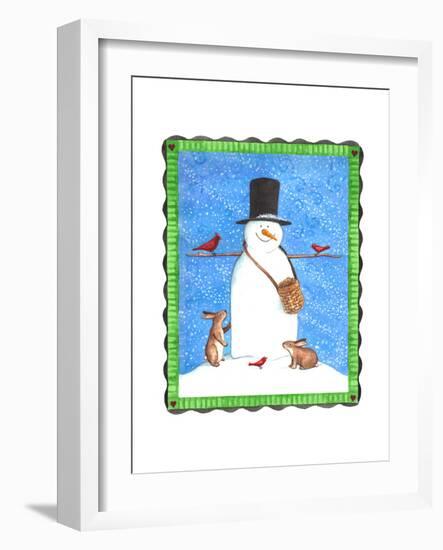 Snowman-Melinda Hipsher-Framed Giclee Print