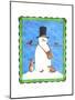 Snowman-Melinda Hipsher-Mounted Giclee Print