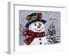 Snowman-William Vanderdasson-Framed Giclee Print