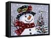 Snowman-William Vanderdasson-Framed Stretched Canvas